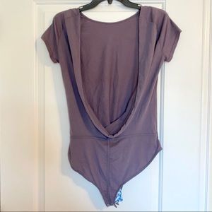 💗 FREE PEOPLE Bodysuit | Carma Scoop Cowl Back